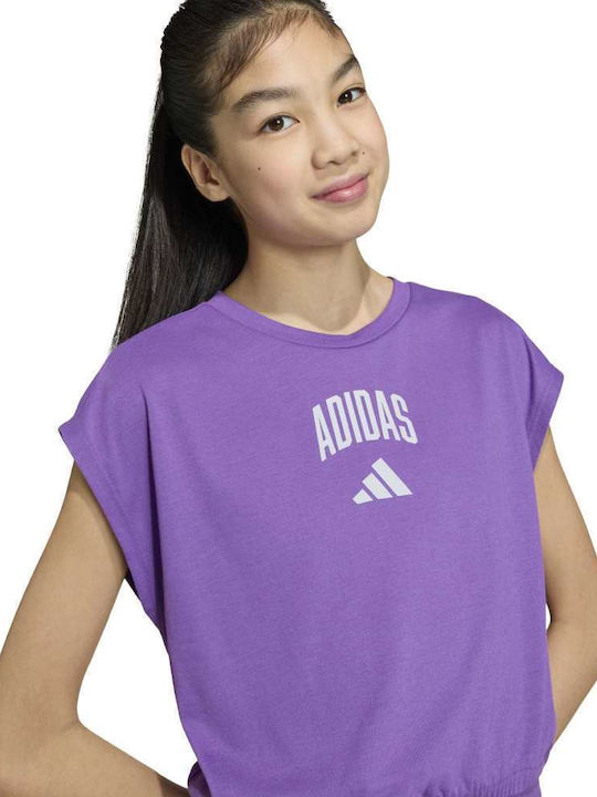 Παιδικό T-shirt Μωβ Clgt
