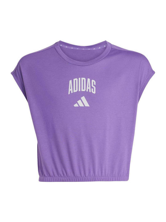 Παιδικό T-shirt Μωβ Clgt