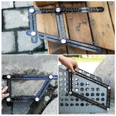 SGTT SGTT Winkelmesser Für Zimmerleute Aus Aluminium Mit 17,5 cm Länge