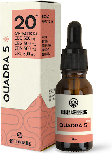 Health & Cannabis Quadra5 Cbd Cbg Cbn Cbc 20%
