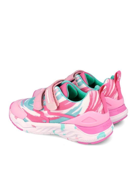 Kids Sneakers Anatomic with Hoop & Loop Closure Pink