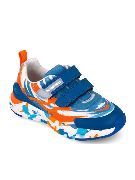 Kids Sneakers Anatomic with Hoop & Loop Closure Blue