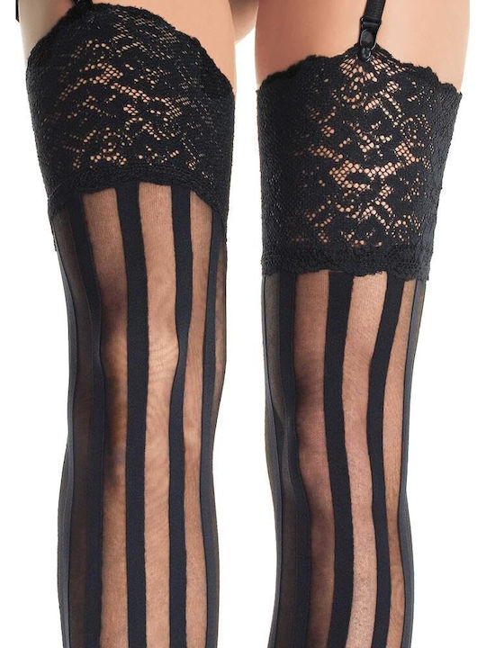 Leg Avenue Секси Чорапи Черни