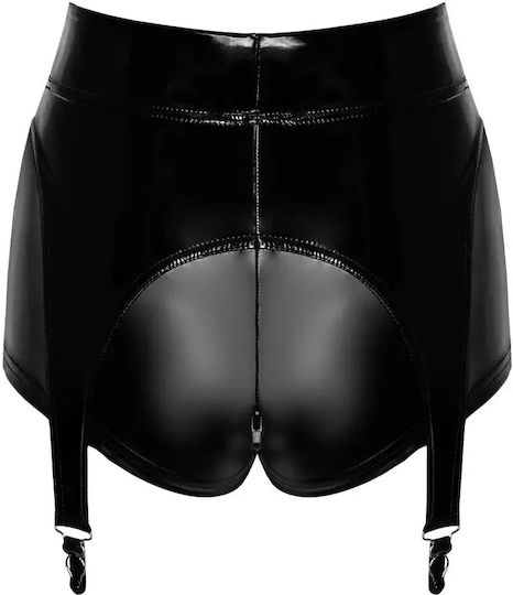 Noir Handmade Pantaloni Scurți Negri