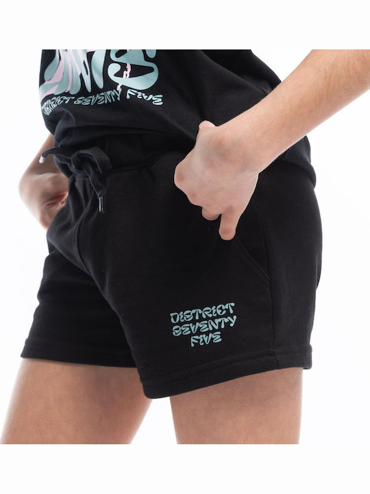 Kids Shorts Bermudas Fabric Black