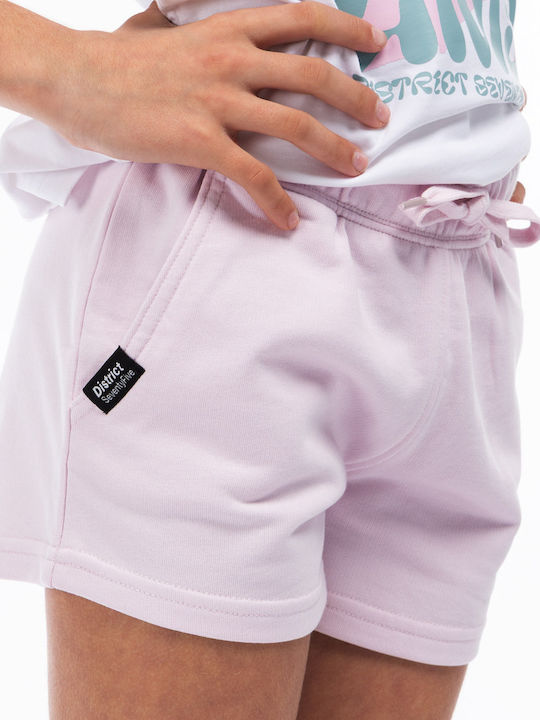 Kids Shorts Bermudas Fabric Lilac