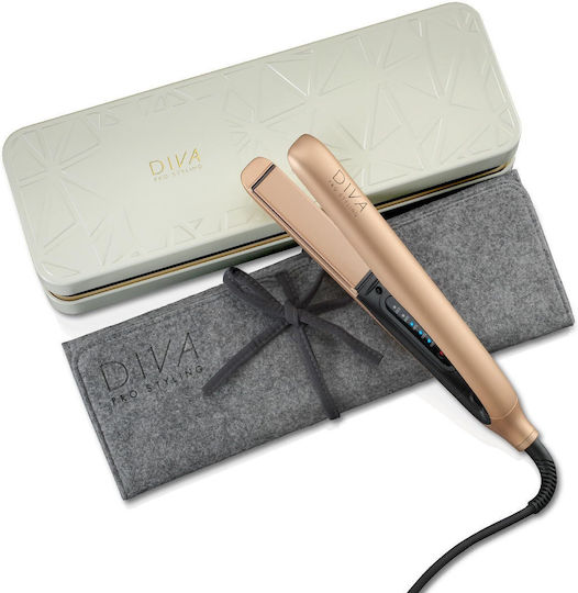 Diva Pro Styling Touch Πρέσα Μαλλιών με Κεραμικές Πλάκες 53W