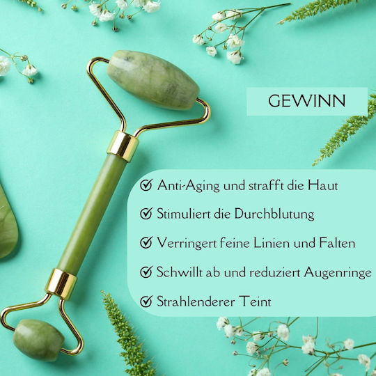 Gesicht-Roller aus Jade 1 Stück