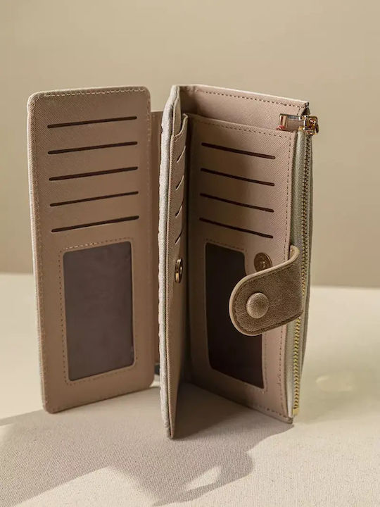 Large Women's Wallet Beige