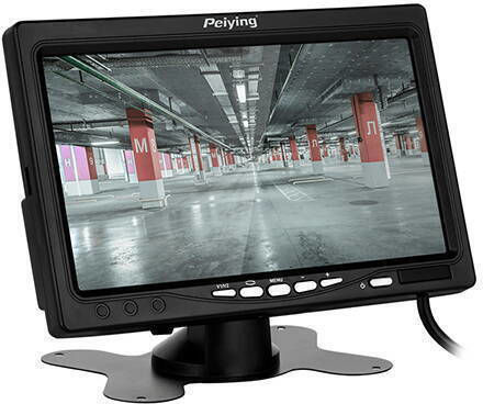 Peiying 7 Inch Rearview Camera Screen for Car Dashboard
