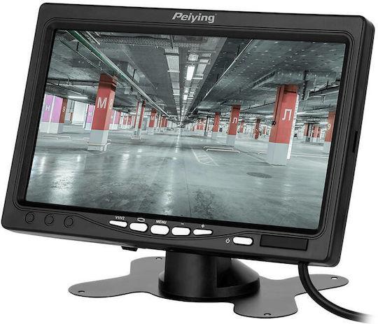 Peiying 7 Inch Rearview Camera Screen for Car Dashboard