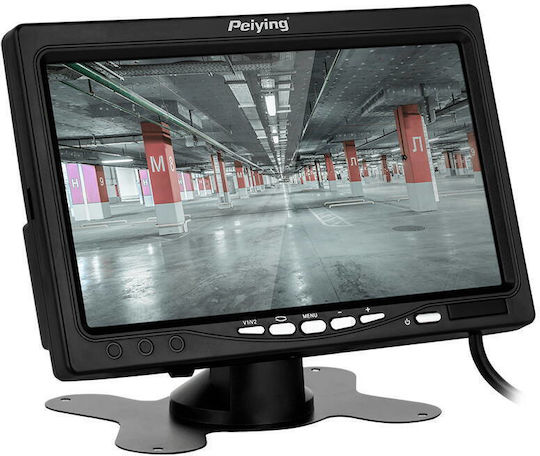 Peiying 7 Inch Rearview Camera Screen for Car Dashboard