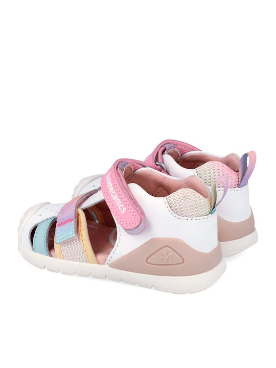 Sandale Tip Pantof Anatomice Albe