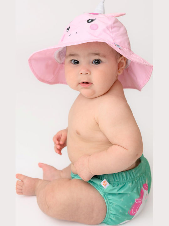 Zoocchini Kids Swimwear Set with Shade Multicolour