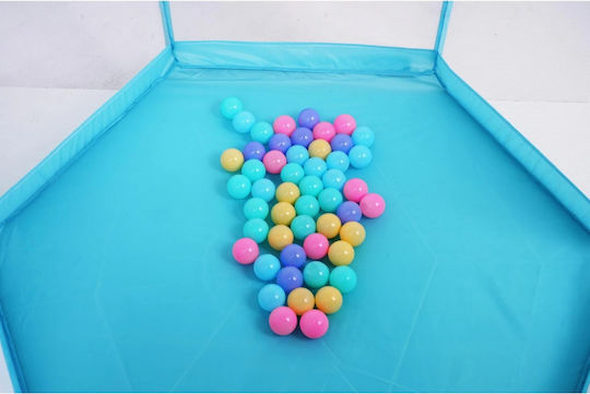 Ramiz Blue Playpen with Mattress 64x64cm