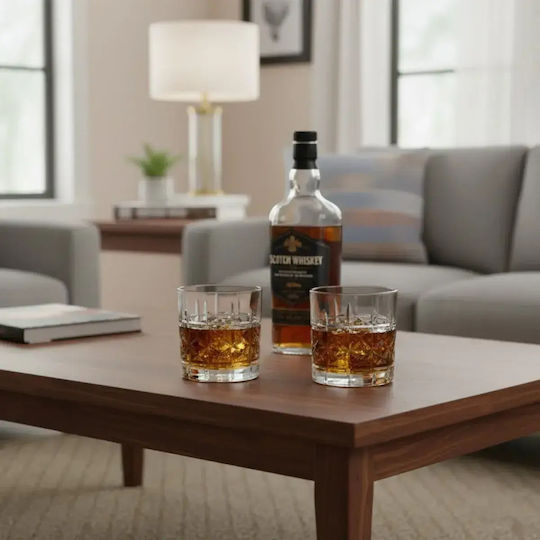 Set Pahare Whiskey Din Sticlă 335ml 6 Bucăți