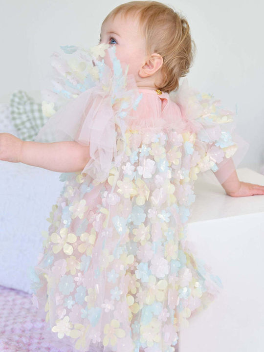 Παιδικό Φόρεμα Τούλινο Floral Blush Multi