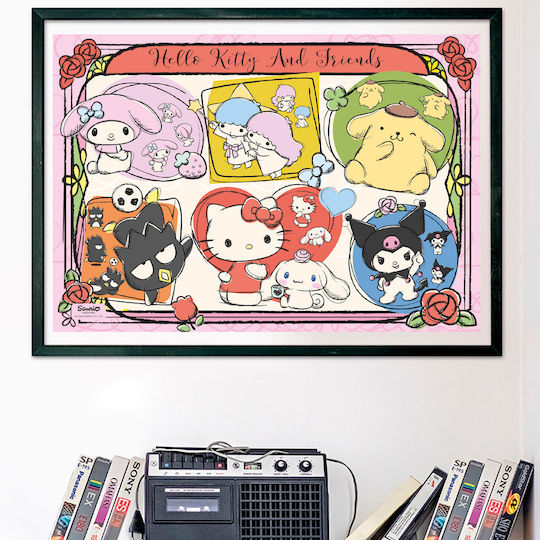 Komplettes Hellokitty Puzzle 2D 1000 Teile