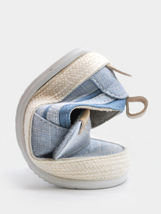 Kinder Espadrilles mit Bügel- und Schleifenverschluss Blau