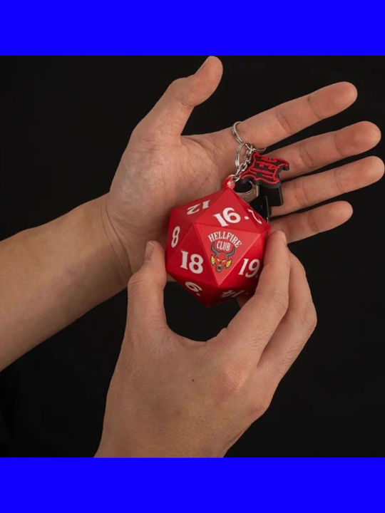 Stranger Things Hellfire Club Squishy Keychain