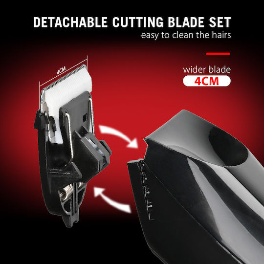 Professional Rechargeable Hair Clipper Gray
