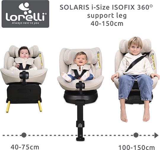 Lorelli Solaris Car Seat i-Size with Isofix Gray 0-36 kg