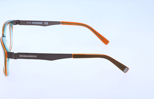 Dsquared2 Eyeglasses Man Lens Bridge Temple 50 20 140 Mm Dq5174-98