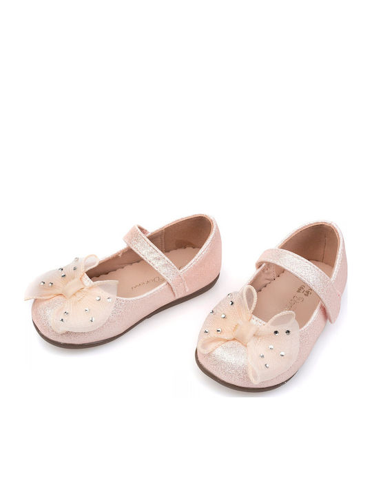 Kinder Pumps & Ballerinas mit Bügel- und Schleifenverschluss Rosa