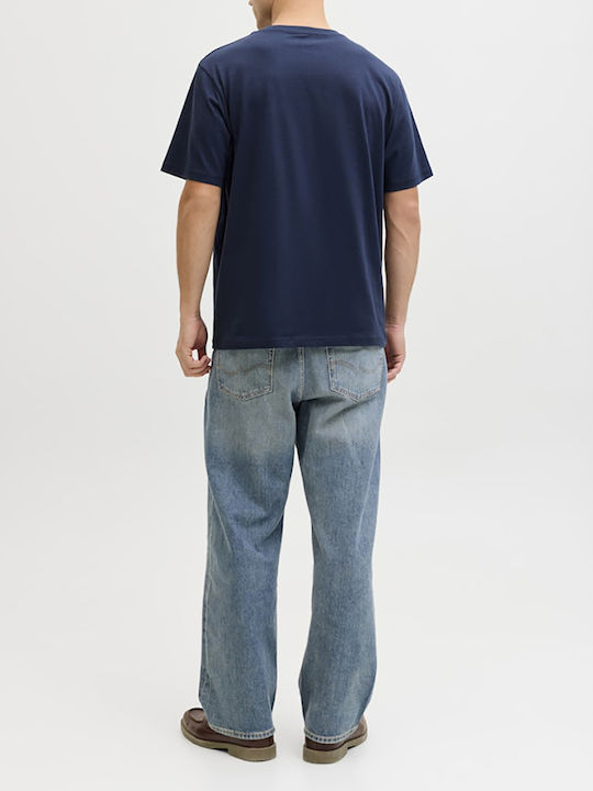 Crew Neck T-Shirt Marineblau Blazer