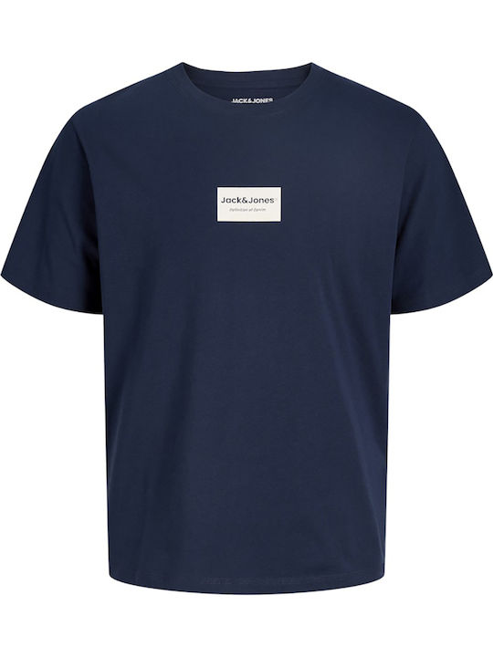 Crew Neck T-Shirt Marineblau Blazer