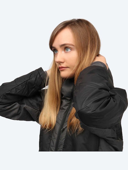 Ortles Prl Damen Jacken für Winter Schwarz