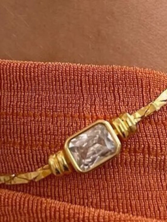 Damen Armband aus Edelstahl Vergoldet