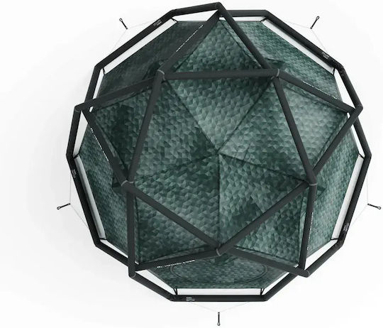 Heimplanet The Cave XL Camping Tents Geodesic Mountaineering Inflatable with Double Cloth 4 Seasons for 3 People Waterproof 3000mm 113cm Cairo Camouflage