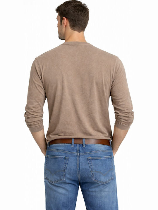 Herrenblusen Beige