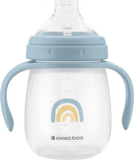 Kikka Boo Toddler Cup Stripy Friends Made of Blue Silicone 240ml