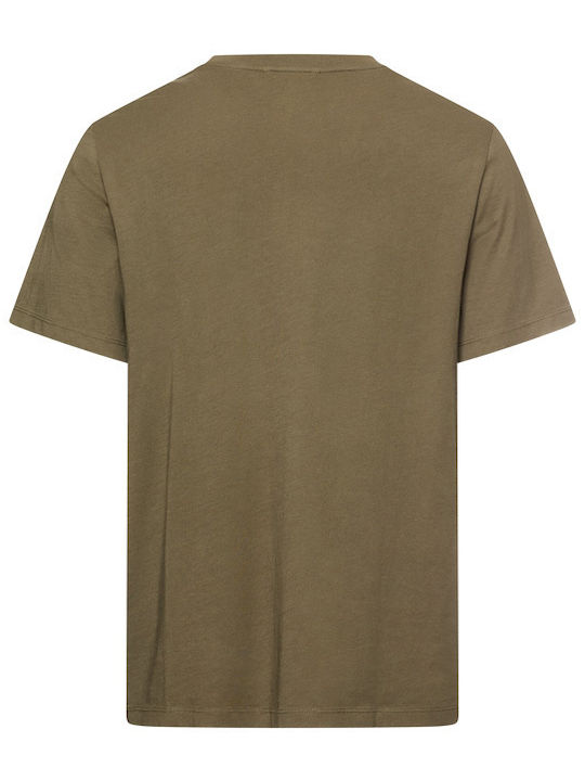 Camel Active T-shirt Σκουρο Λαδι