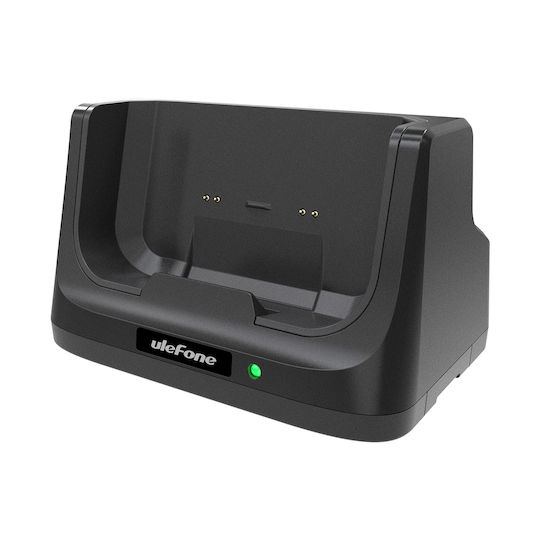 Ulefone База За Зареждане с USB-A Порт и USB-C Порт в Черен Цвят (UAS62 Armor 16/Armor 21/RugKing)