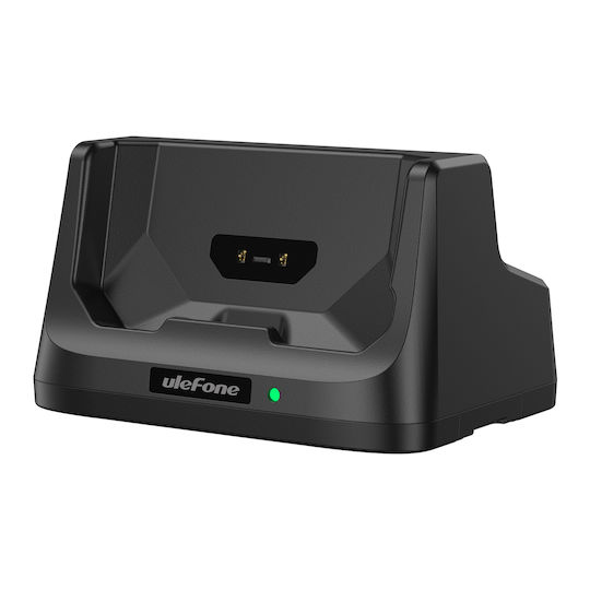 Ulefone База За Зареждане с 2 USB-C Порта в Черен Цвят (UAS66 RugKing 3 Pro)