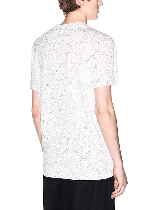 Armani Exchange Tricou Ecru
