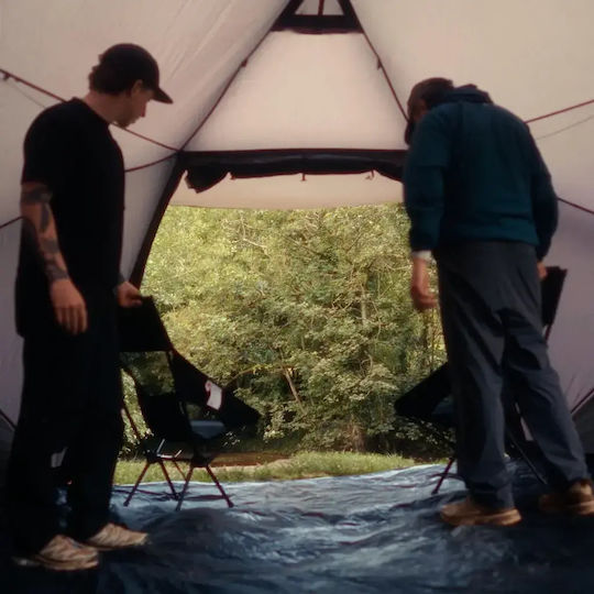 Heimplanet Cloudbreak Camping Tent Geodesic Inflatable Black with Double Cloth 4 Seasons 205cm