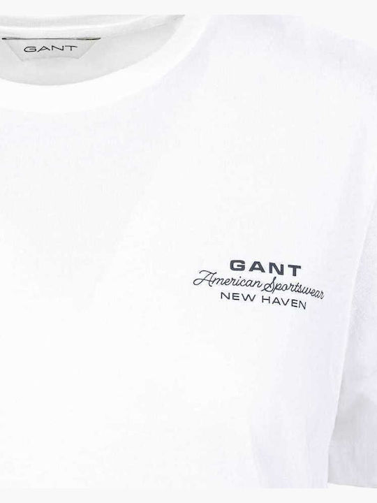 Gant Tricou Alb