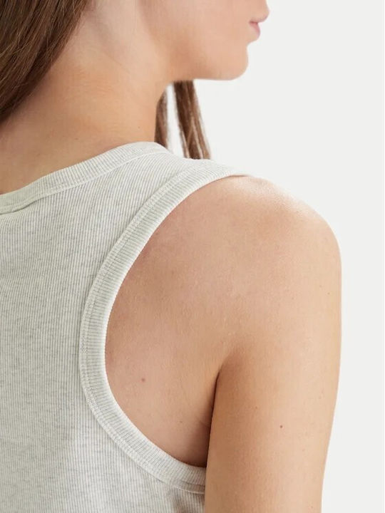 Women's Cotton Spaghetti Strap Gray Blouse