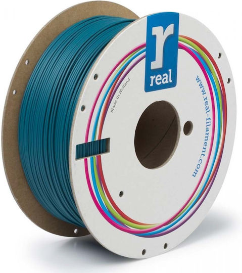 Real Filament Filament Pentru Imprimante 3D PLA Mat Mat Diametru 1.75mm Albastru Indigo Greutate 1kg Cantitate 1 Bobină