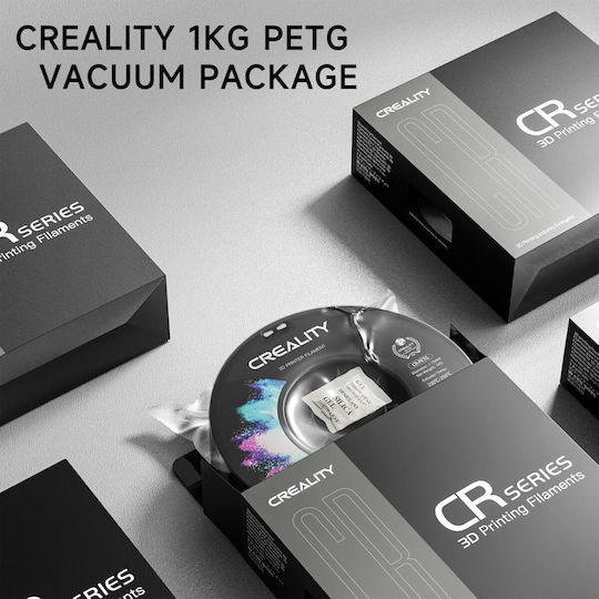 Creality3D Filament PETG Pentru Imprimantă 3D 3mm Roșu 2kg 2 Bucăți Refill