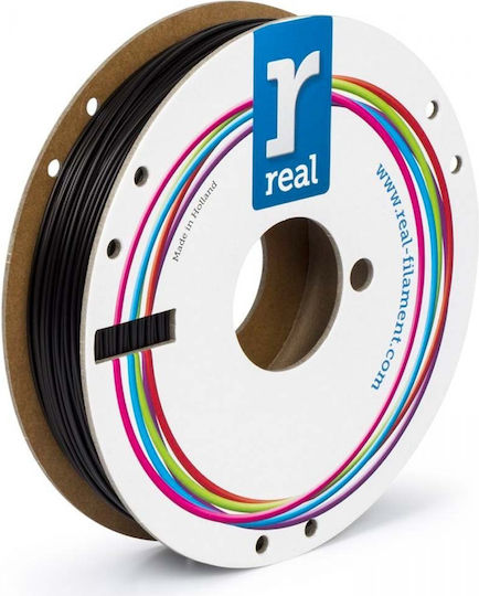 Real Filament Tough PLA 3D Printer Filament 1.75mm Black 0.5kg 1τμχ (Spool)