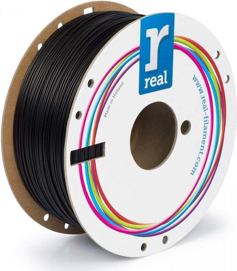 Real Filament Рециклиран PLA 3D Принтер Филамент 1.75мм Черен 1кг 1бр Макарa