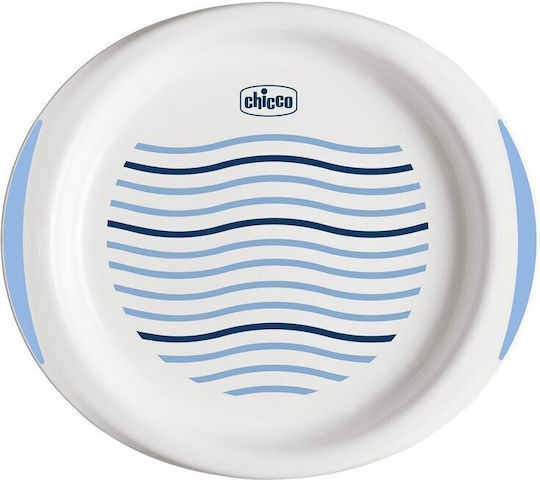 Chicco Set De Hrană Din Plastic Cu Bază Antiderapantă Albastră Explore The World 5 Piese Pentru 12+ Luni
