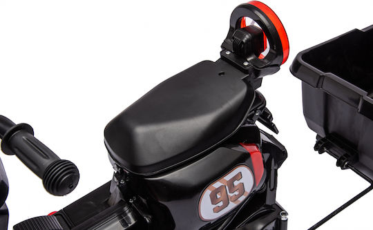 Motocicletă Pentru Copii Electrică 6 Volți Neagră