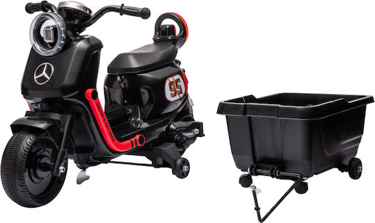 Motocicletă Pentru Copii Electrică 6 Volți Neagră