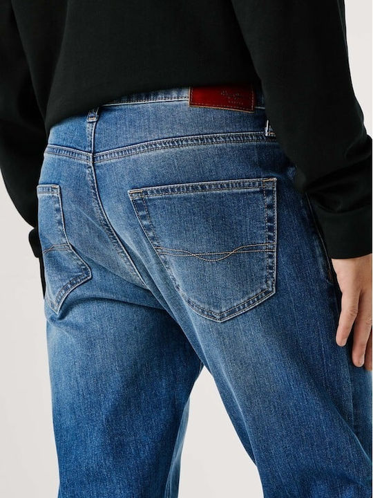 Finsbury Finsbury Herren Jeanshosen mit Skinny Anwendung Verwaschenes True Blau